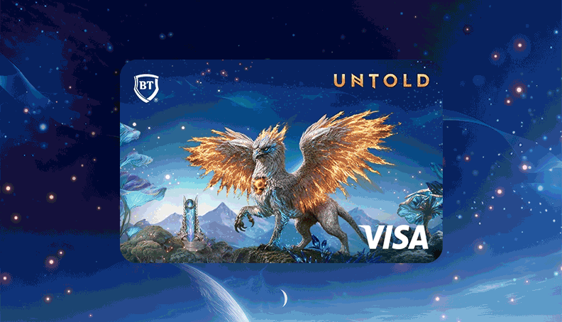 Cardul digital BT Visa UNTOLD 2026: un nou design, inspirat de tematica din acest an a festivalului UNTOLD, A New Journey